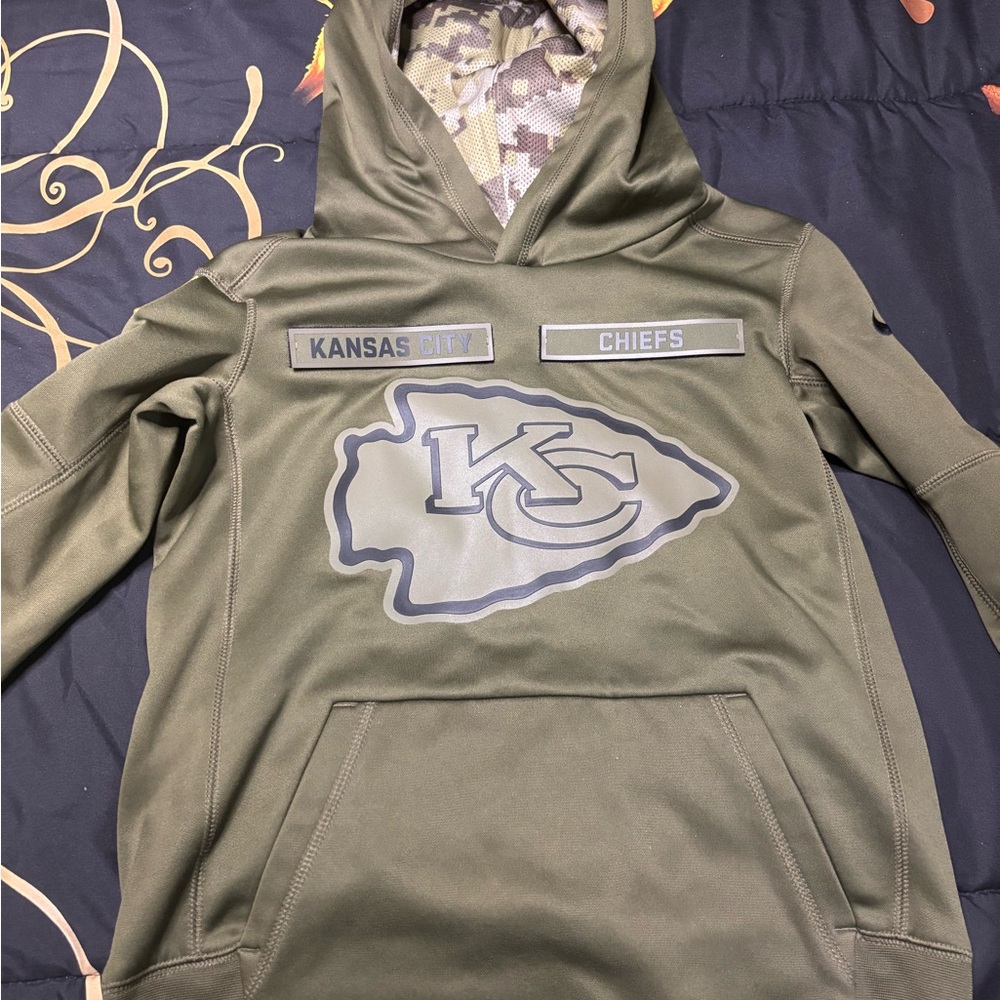 NFL Kids Olive Kansas City Chiefs Hoodie